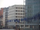 EU flags around Berlaymont #2