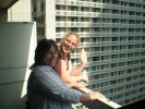 Dar and Nicole on the balcony #1