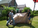 Building the tents #7