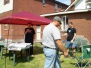 Building the tents #9